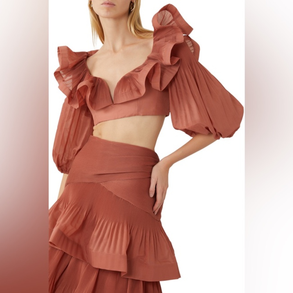 ZIMMERMANN Two-Piece Ruffle Set - Picture 6 of 8